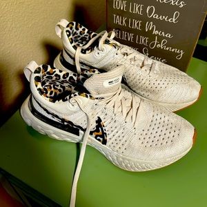 Nike React Infinity Flyknit 2 Leopard print